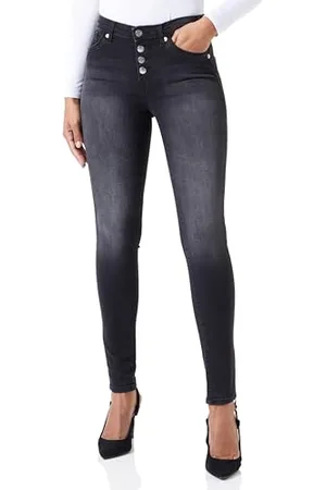 ONLY Onlblush MW Fly But Skinny Ext DNM Jeans Fit, , (M) W x 32L Donna