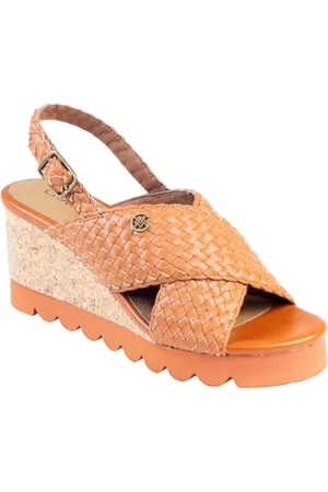 Chattawak 18hfinacamel37, Sandali con Tacco Donna, , 37 EU