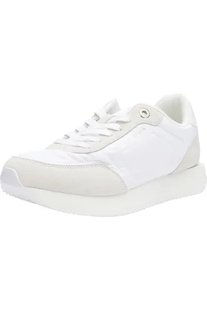 Tommy Hilfiger Essential Runner FW0FW07681, Sneaker da Corsa Donna, (White), 41 EU