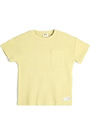 Koton Basic T-Shirt Short Sleeve Crew Neck Cotton, (758), 6-7 Anni Boys