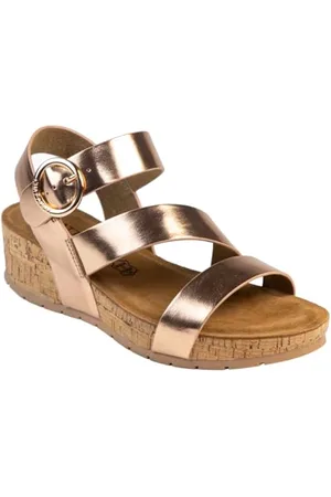 Chattawak 18hlilourosegold40, Sandali con Tacco Donna, , 40 EU