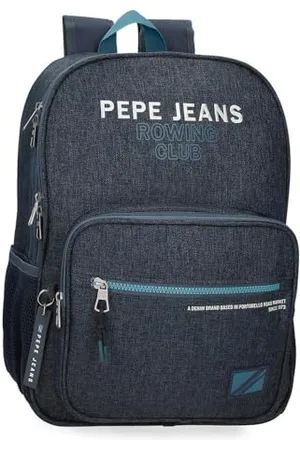 Pepe Jeans Edmon Zaino scuola adattabile a carrello 30 x 40 x 12 cm Poliestere 15,6 L by Joumma Bags, , Zaino scuola adattabile a carrello