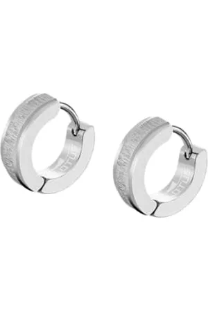Lotus LS2152-4/1 - Orecchini da uomo in acciaio, No aplica, Argento, Perla