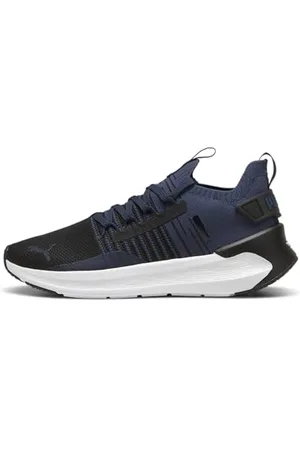 PUMA Softride Symmetry Fuzion, Road Running Shoe Unisex-Adulto, Black-Club Navy White, 36 EU