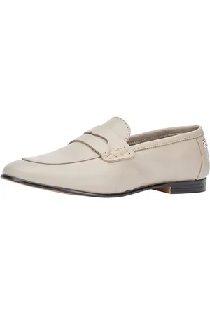Tommy Hilfiger Essential Leather Loafer FW0FW07769, Altre Scarpe Donna, Grigio (Smooth Taupe), 38 EU