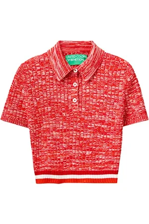 Benetton Maglia Polo M/M 1394E300L Maglione, , S Donna