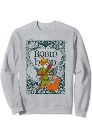 Disney Robin Hood Retro Vintage Distressed Felpa
