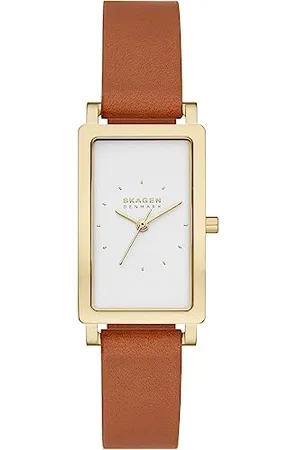 Skagen Hagen Orologio per donna, movimento al quarzo con cinturino in acciaio inossidabile o in pelle