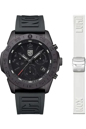 Luminox Orologio Analogico al Quarzo Uomo con Cinturino in Gomma XS.3141.BO.1.SET