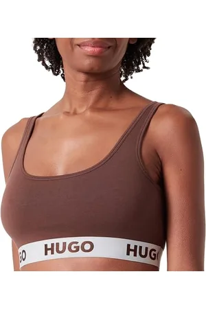 HUGO BOSS Bralette Sporty Logo Reggiseno, , L Donna