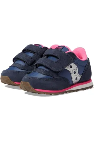 Saucony Originals Baby Jazz HL, Scarpe da Ginnastica, Navy/Silver/Pink, 28 EU