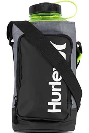 Hurley Crossbody Water Bottle Set Unisex-Adulto, (Flash Lime)