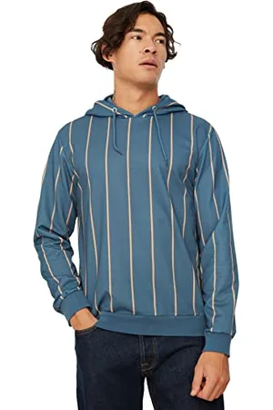 Trendyol Felpa con Cappuccio Maschile vestibilità Regolare Maglia di Tuta, XL Uomo