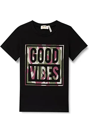Koton Maglietta a Maniche Corte con Stampa a Girocollo T-Shirt, (999), 7-8 Anni Bambini e Ragazzi