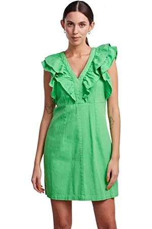 Pieces® Pcama SL Ruffle Dress BC Vestito, , XS Donna