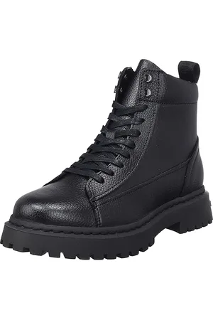 Tommy Hilfiger Tjm Warm Lining Boot EM0EM01274, Stivaletto Medio Uomo, (Black), 45 EU