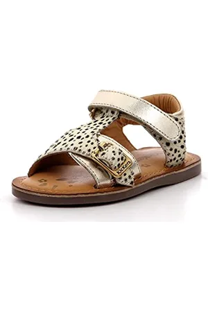 Kickers Diazz, Sandali Bambine e ragazze, Giallo (Oro Pony), 22 EU