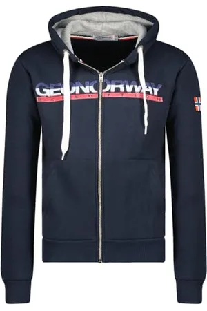 Geographical Norway Gordo Men Felpa con Cappuccio, , XXL Uomo