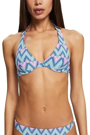 ESPRIT Maris Beach RCS H.Apex.Bra Parte Superiore del Bikini, Blu Chiaro 3, B Donna