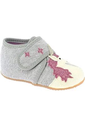 Living Kitzbühel Baby Klett, Pantofole Unisex-Bimbi 0-24, Grigio (Hellgrau 620), 19 EU