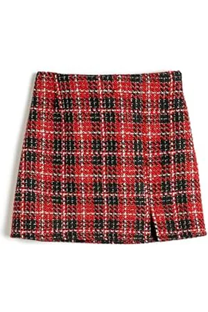 Koton Check Skorts Envelop Drawstring, Gonna Ragazze, (05T)