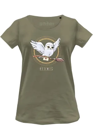 Harry Potter Wohapomts336 T-Shirt, Cachi, L Donna