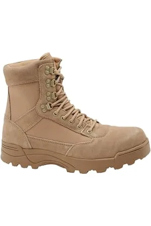 Brandit 9 Eyelet Tactical Boots, camel, 50