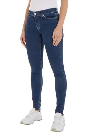 Tommy Hilfiger Donna Jeans Nora Skinny Fit, Blu ( Dark), 24W/30L