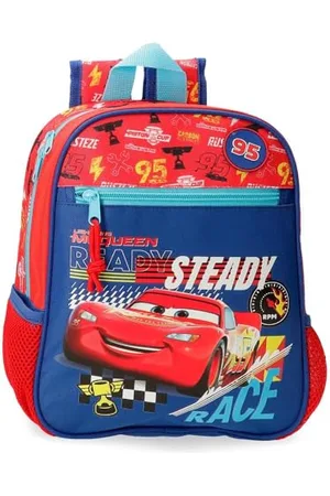 Disney Joumma Cars Lets Race Zaino, Zaino Scuola, Realizzato in Poliestere, Tasche e Scomparti, Spalline larghe e regolabili., , Zaino 28