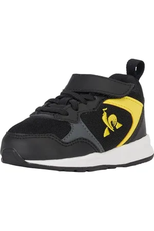Le Coq Sportif R500 Inf Black Yellow, Scarpe da Ginnastica, , 26 EU