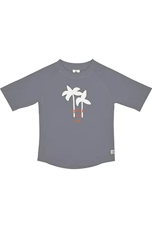 LÄSSIG LÄSSIG Costume da bagno Rashguard a maniche corte Venduto separatamente Palme Grigio 3-6 mesi Unisex Bambini