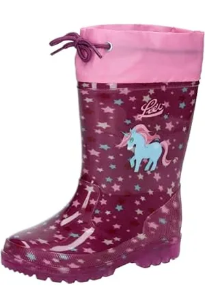 LICO Power Blinky, Stivali in Gomma Bambina, Lila/Rosa/Türkis, 29 EU