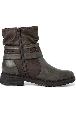 Jana 8-25475-41, Stivaletto Donna, Grigio (Graphite), 37 EU Larga