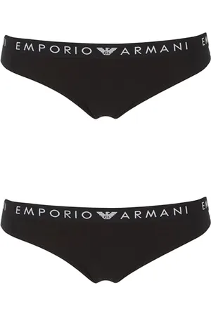 Emporio Armani Iconic Logoband 2-Pack Brasilian Half Slip, , S Women