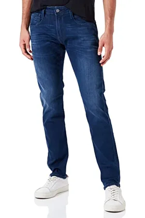 Replay Jeans Anbass Slim Fit da Uomo con Power Stretch, Blu , W36 x L30