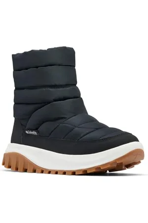 Columbia Snowtrot Mid, Stivali da neve Donna, Black/Sea Salt , 41 EU