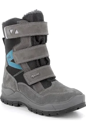 Primigi Hans GTX, Stivali da Neve, Grigio Scuro-Nero, 27 EU