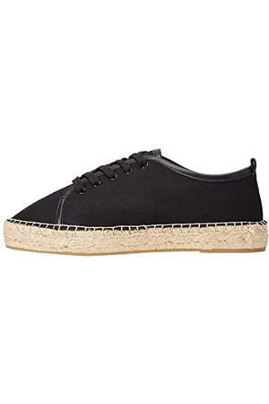 FIND FIND Espadrille Trainers - Espadrillas Donna, (Black Black), 37 EU