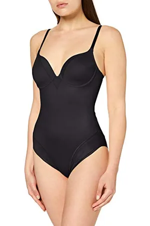 Triumph Donna True Shape Sensation BSWP, Bodysuit underwired, BLACK, 2D