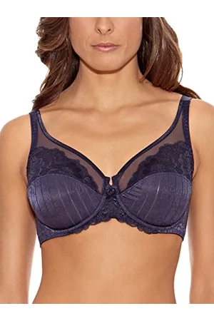 Selene Reggiseno con ferretto Mariluz Blu Navy III C (FR 90C)