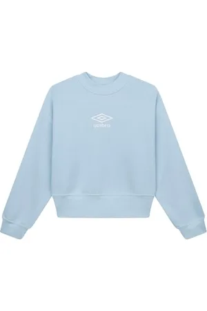 Umbro Core-Felpa da Donna Boxy Maglione, Angel Falls/Bianco