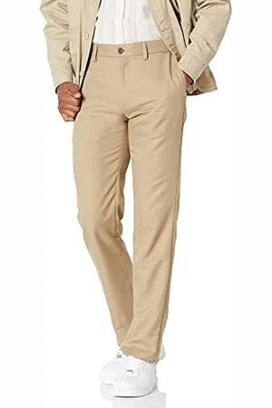 Amazon Pantaloni Eleganti Aderenti Piatti sul Davanti Uomo, , 28W / 28L