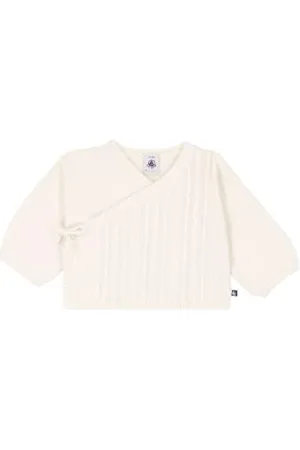Petit Bateau A0AXY Cardigan A Maniche Lunghe Unisex - Bimbi 0-24 6 Mesi