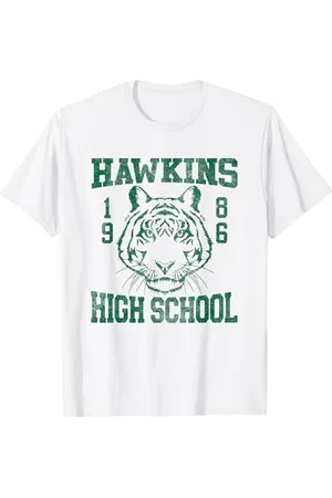 Stranger Things 1986 Hawkins High School Maglietta