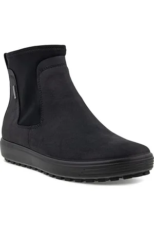 Ecco Soft 7, Boots Donna, Black/Black, 36 EU