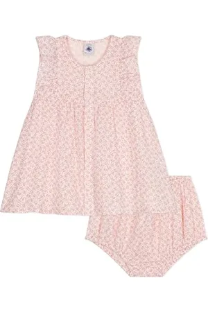 Petit Bateau A09K7 Vestito + Bloomer, , 3 Anni (Pacco da 2) Bimba