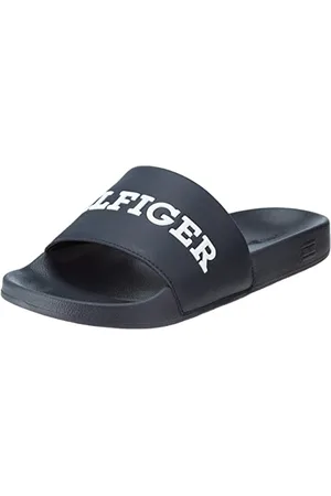 Tommy Hilfiger Scarpe da Mare Uomo 3D Print Pool Slide Ciabatte, Blu (Desert Sky), 40 EU