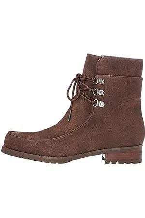 FIND Vitti Hiking - Stivali Donna, Rosso (Dk Tan), 36 EU