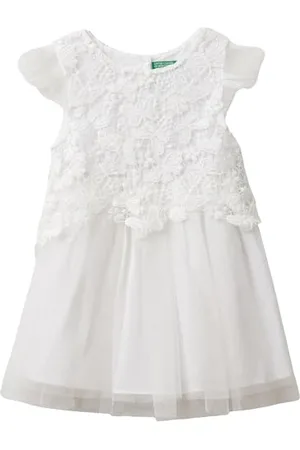 Benetton Vestito 40WMGV01R, , 6 Anni Bambina