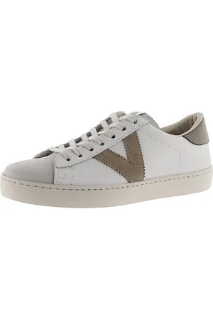 victoria Sneaker Unisex Berlin Pelle & Pezzi A Contrasto & Punta in Crosta di Pelle 1126142 per Adulto 36